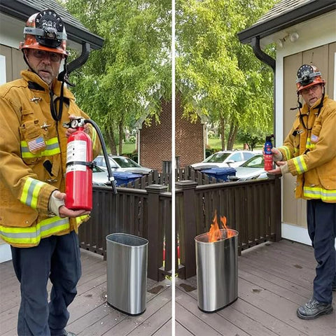 Prepared Hero Fire Spray home-storage ready for quick access.