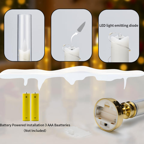 Prerish flameless candles for wedding tables with safe, romantic lighting