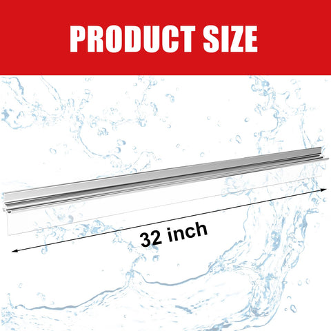 PRERUICHI shower door bottom sweep for smooth sliding and reduced leaks