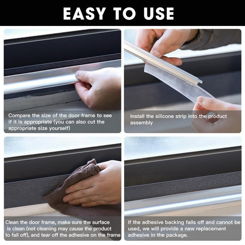 PRERUICHI adhesive waterproof strips enable quick, lasting attachment.