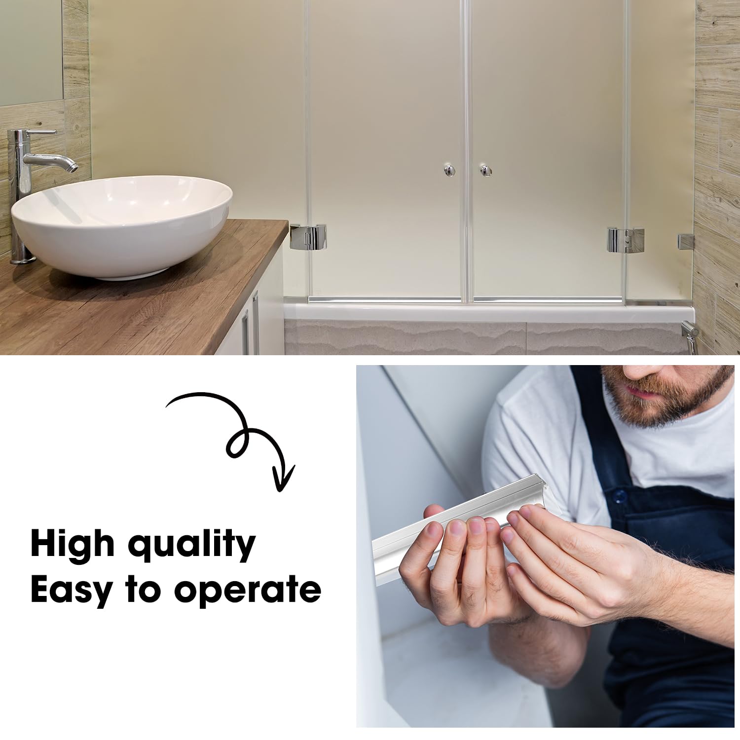 PRERUICHI installation prep ensures durable adhesion on clean surfaces.
