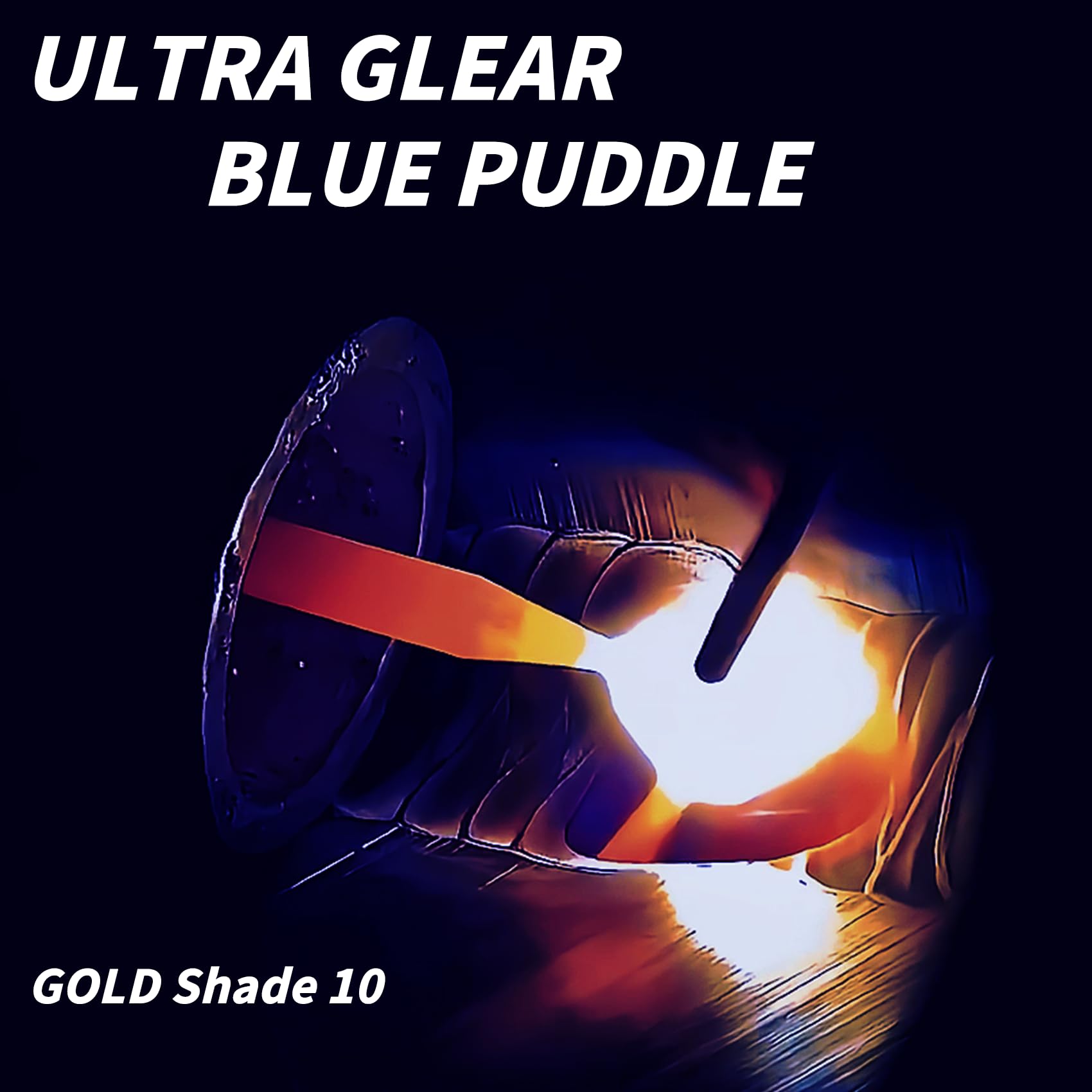 Preruner Core Series Gold Shade 10 lens optical clarity for long welding sessions