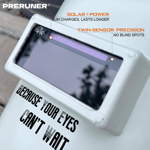 PRERUNER shade range 5-13 supports adaptable protection across tasks