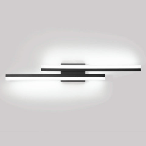 PRESDE LED vanity light 32 inch front view provides modern style and even illumination.