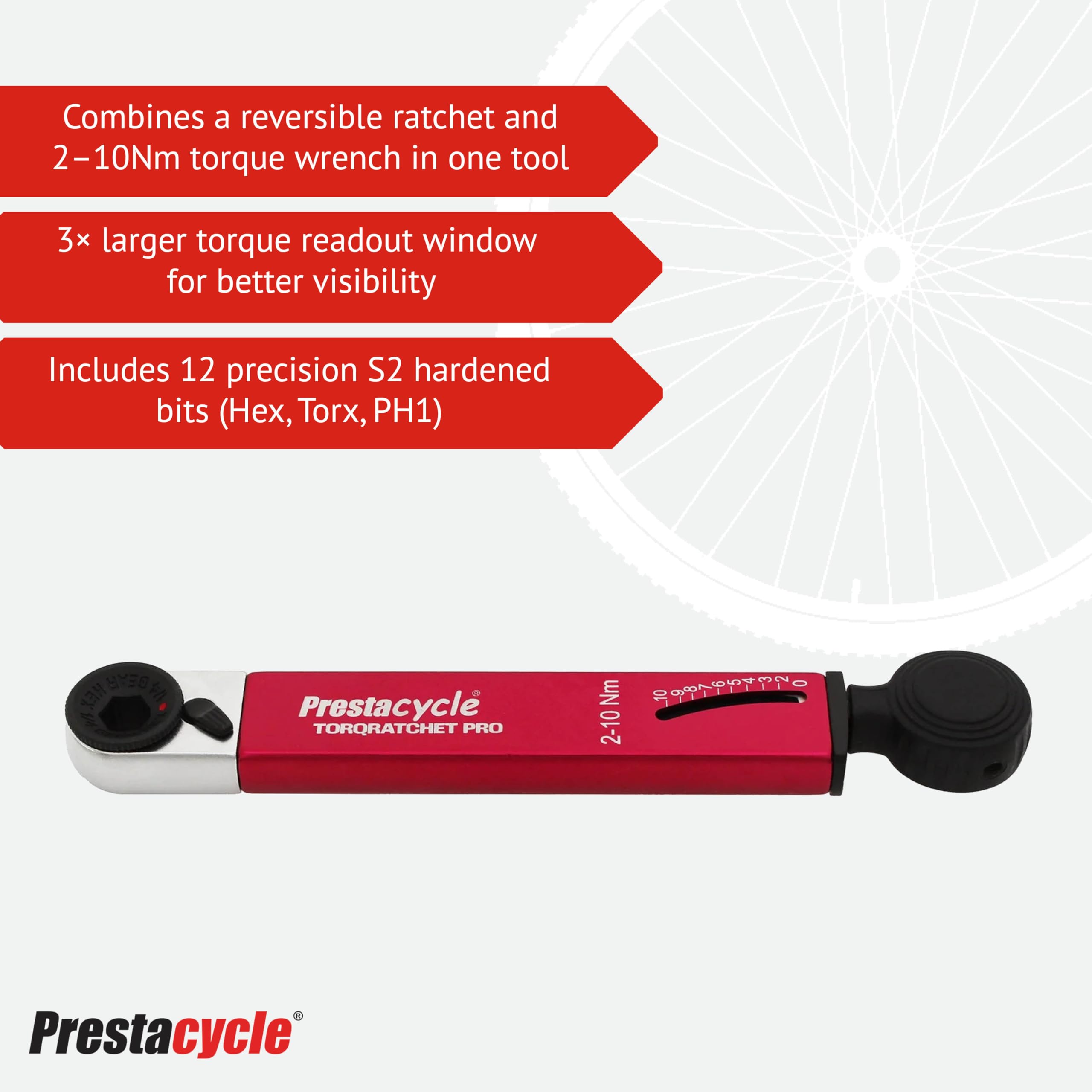 2-10Nm precision setting suits carbon frames and delicate components.