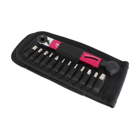 Prestacycle TorqRatchet Pro Wallet Kit overview for on-the-go bike maintenance.