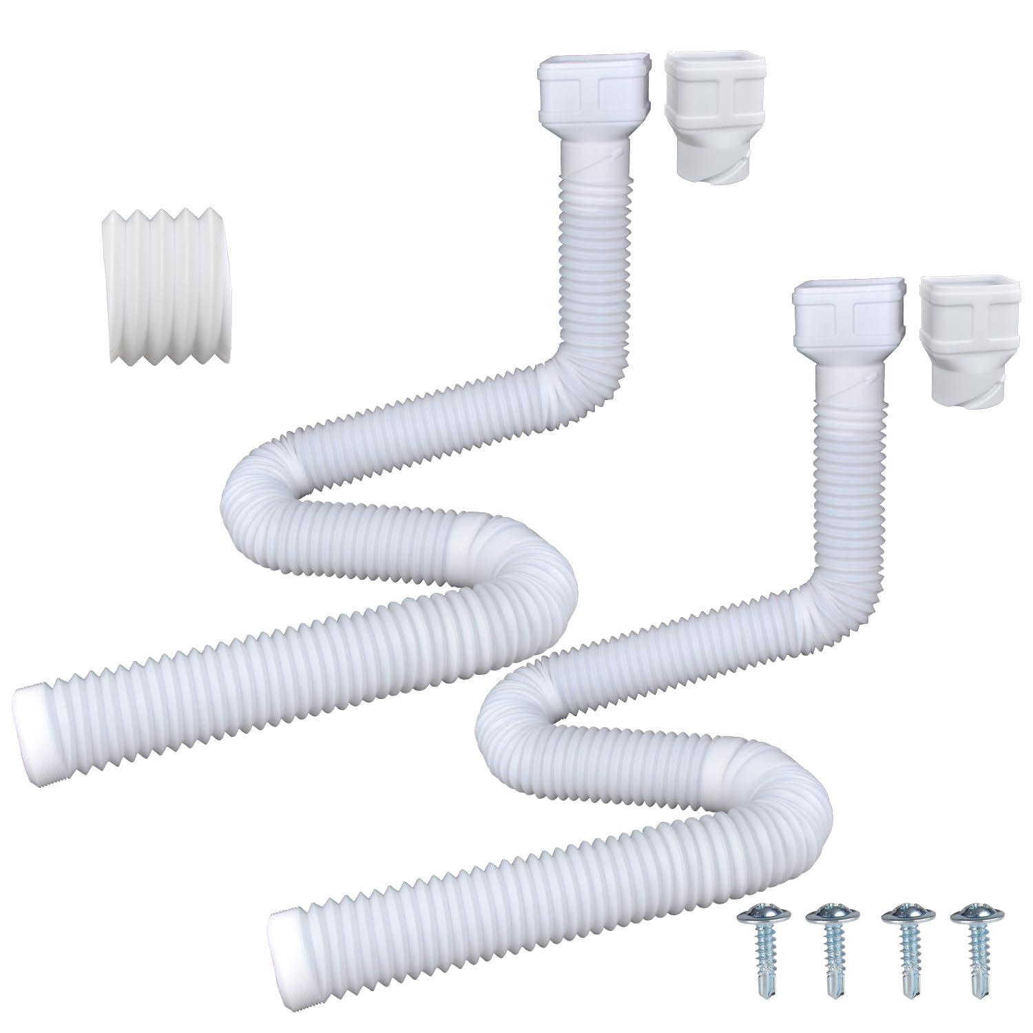 Prestantious 7ft downspout extension demonstrates flexible rainwater redirection away from foundations