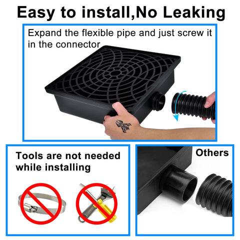 Prestantious underground drainage kit offers durable, concealed water management