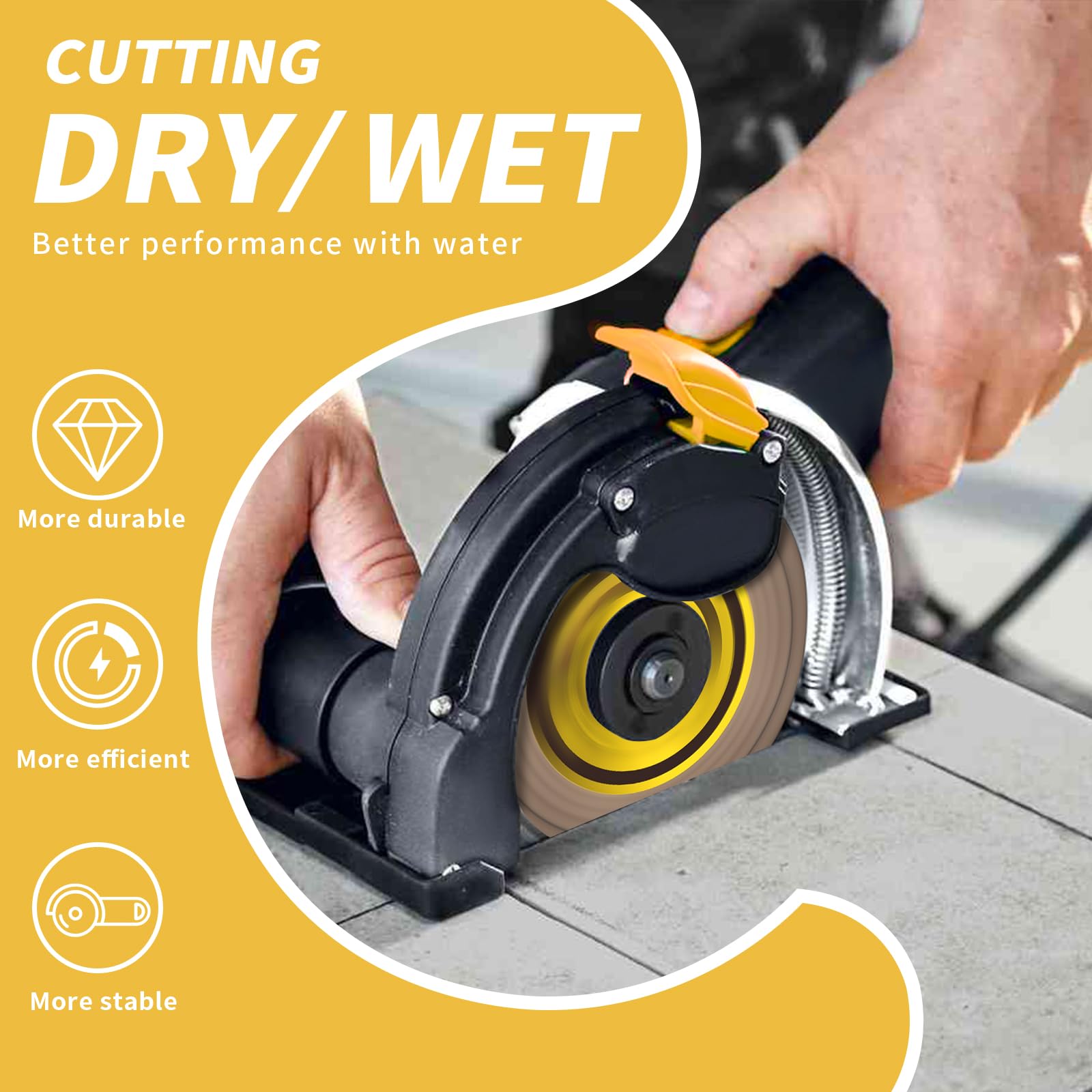 PRETEC 4.5 inch tile blade for granite with a smooth edge