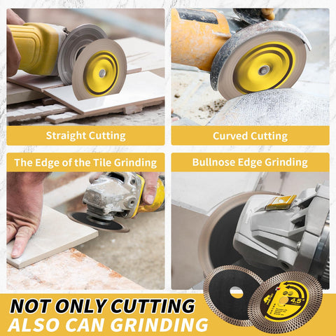 PRETEC dry and wet cutting capability for versatile tile work