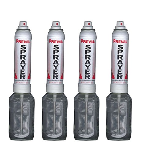 Preval 267 spray gun four-pack for precise touch-ups and small projects.