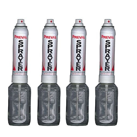 Preval 267 spray gun four-pack for precise touch-ups and small projects.