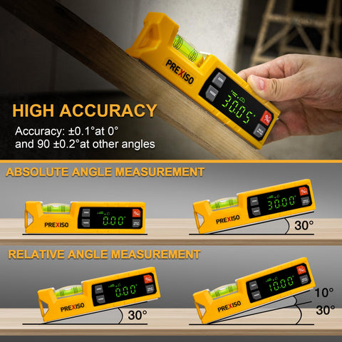 Prexiso audio indicator helps align angles even when the screen is hard to see