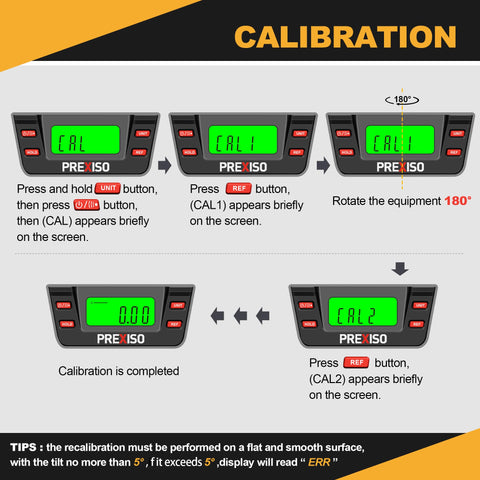Prexiso audible indicator confirms near plumb or level hands-free