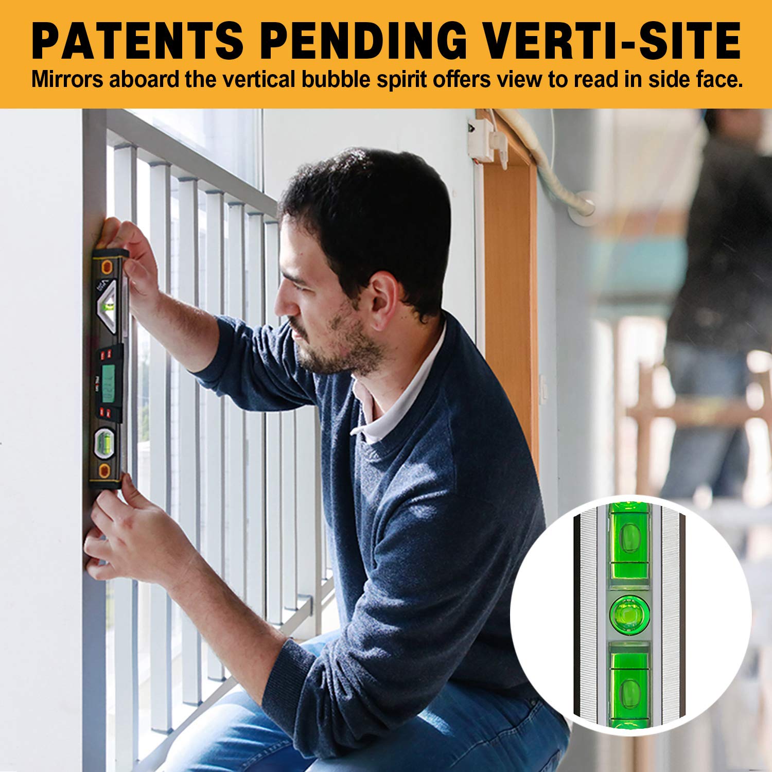 Prexiso bright green LCD delivers easy readings in any light