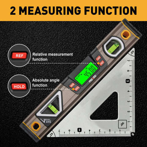 Prexiso vertical and horizontal bubbles for quick plumb and level checks