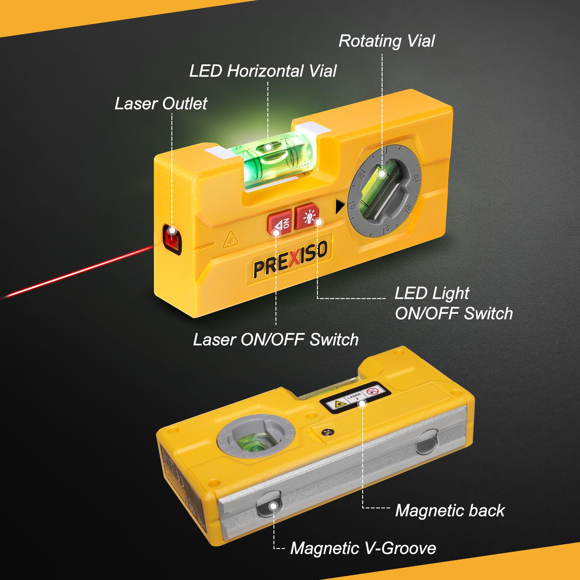 Prexiso compact tool supports home renovation tasks like hanging pictures