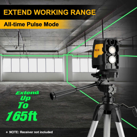 Prexiso laser level aiding tile, wall, and flooring layout tasks