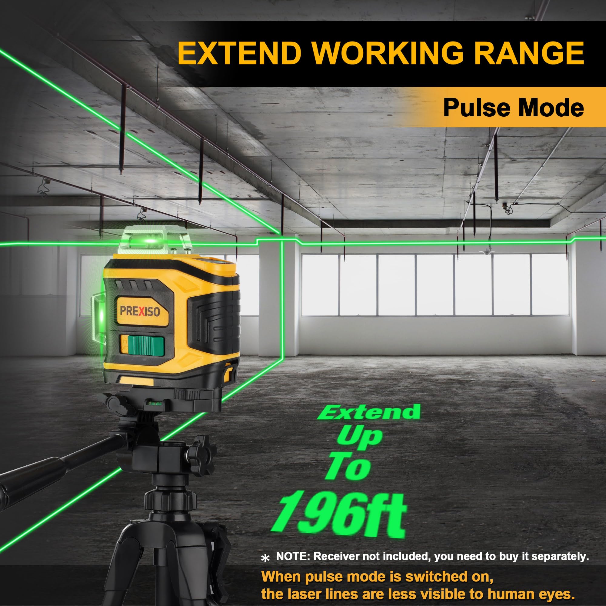 PREXISO magnetic bracket enables 360° rotation and easy alignment.