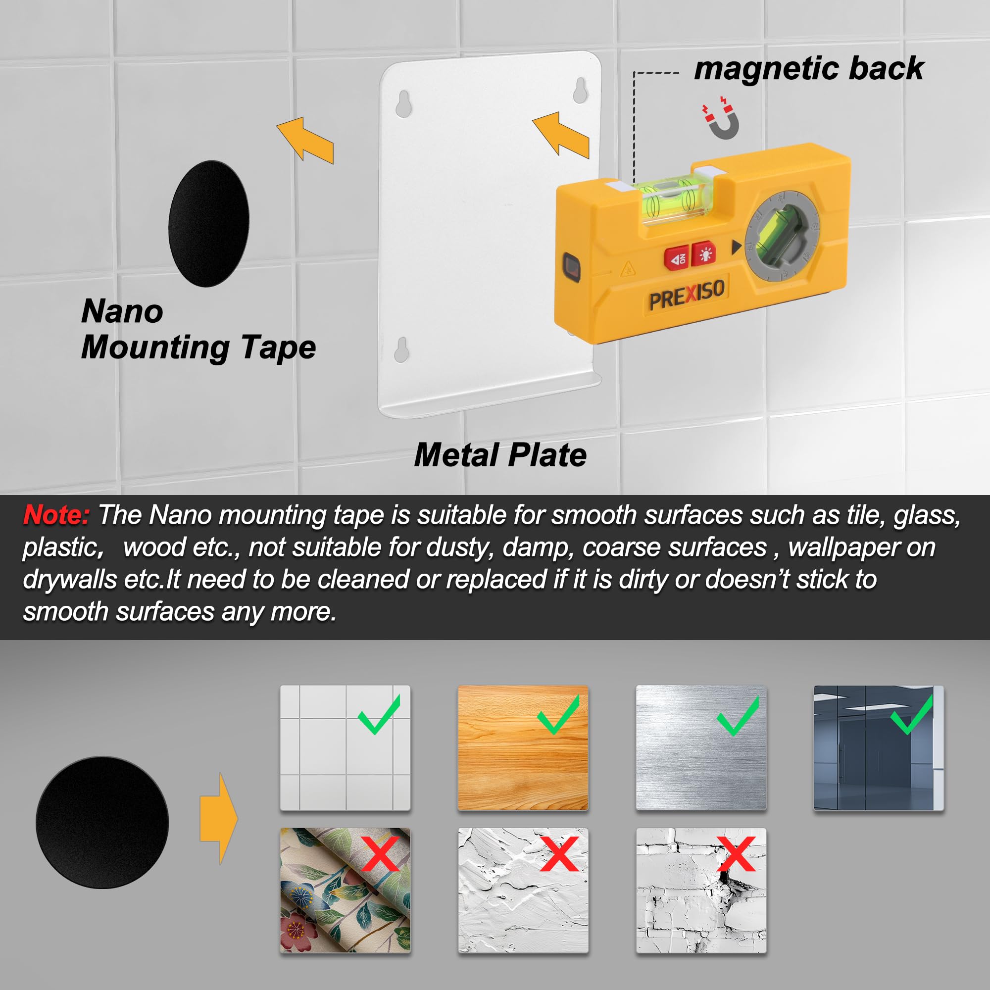 Prexiso magnetic V-groove attachment grips metal surfaces for hands-free work