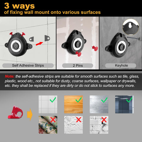PREXISO packaging includes cable, strips, bag and manual for setup.