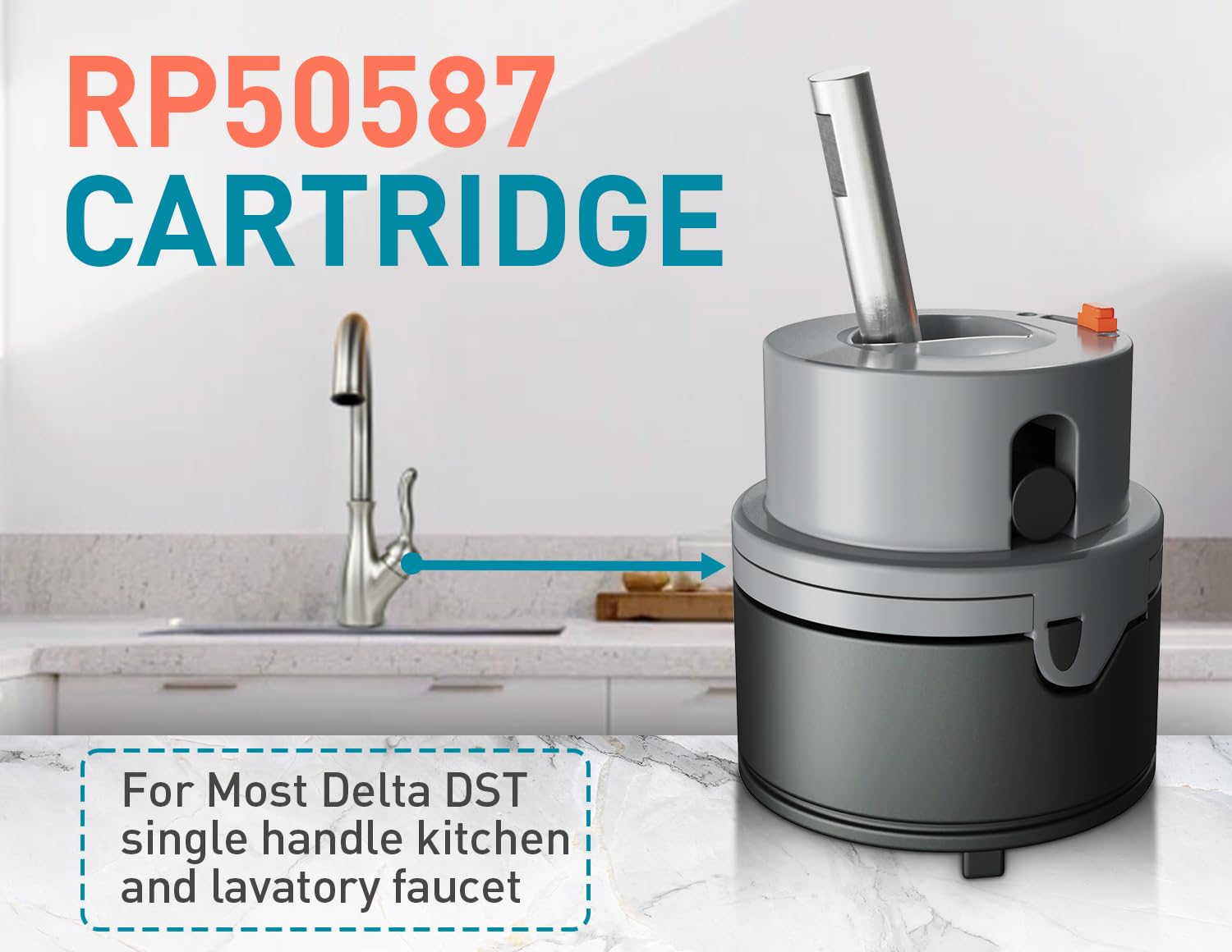 PRFCTTY 36 mm motion cartridge assembly delivers smooth single-handle control.