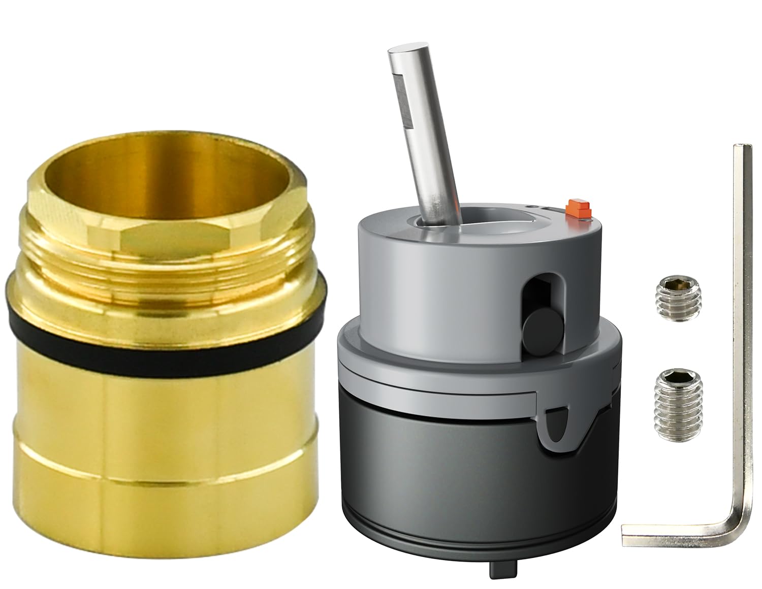 PRFCTTY RP50587 cartridge inside view for quick faucet repair and compatibility.