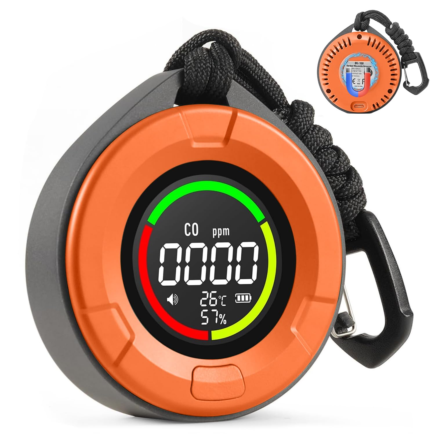 PRIMBARBAR compact case keeps the detector protected in small spaces.