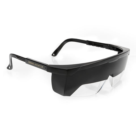 Prime Aviator FOGGLES blacked-out lenses reduce glare for IMC simulations