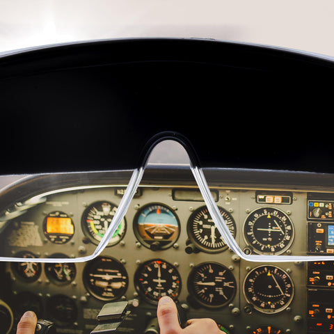 Prime Aviator FOGGLES pair with headsets for seamless comfort during flights