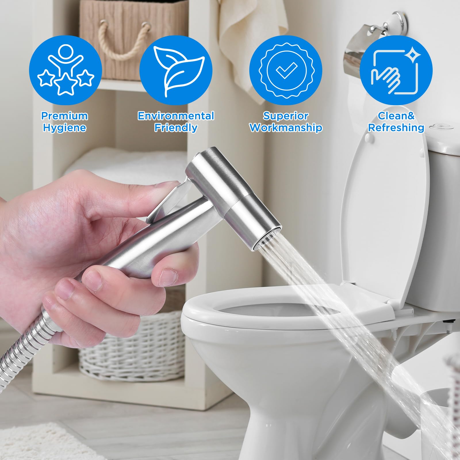 Prime Years multipurpose bidet for cloth diapering and pet care.