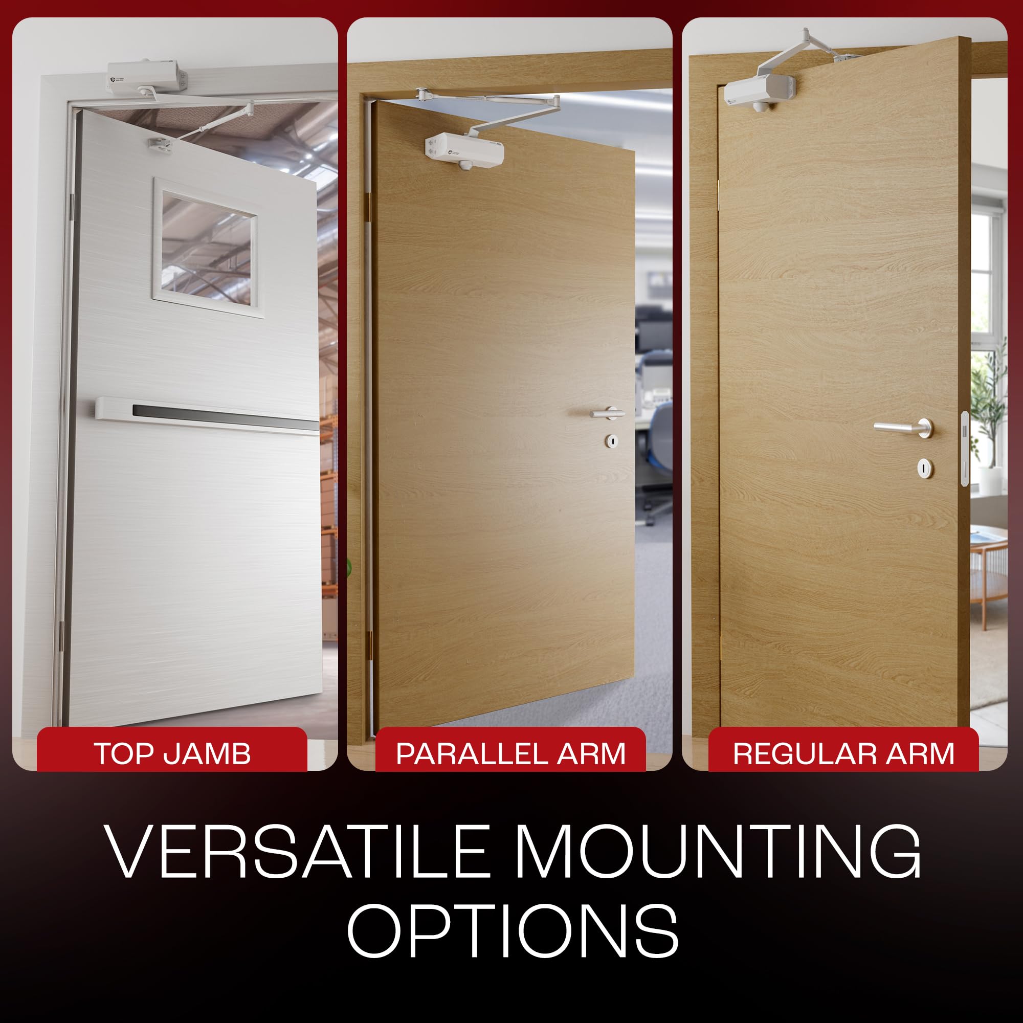 PrimeWare DC-300 mounting-configurations shown for flexible installation.