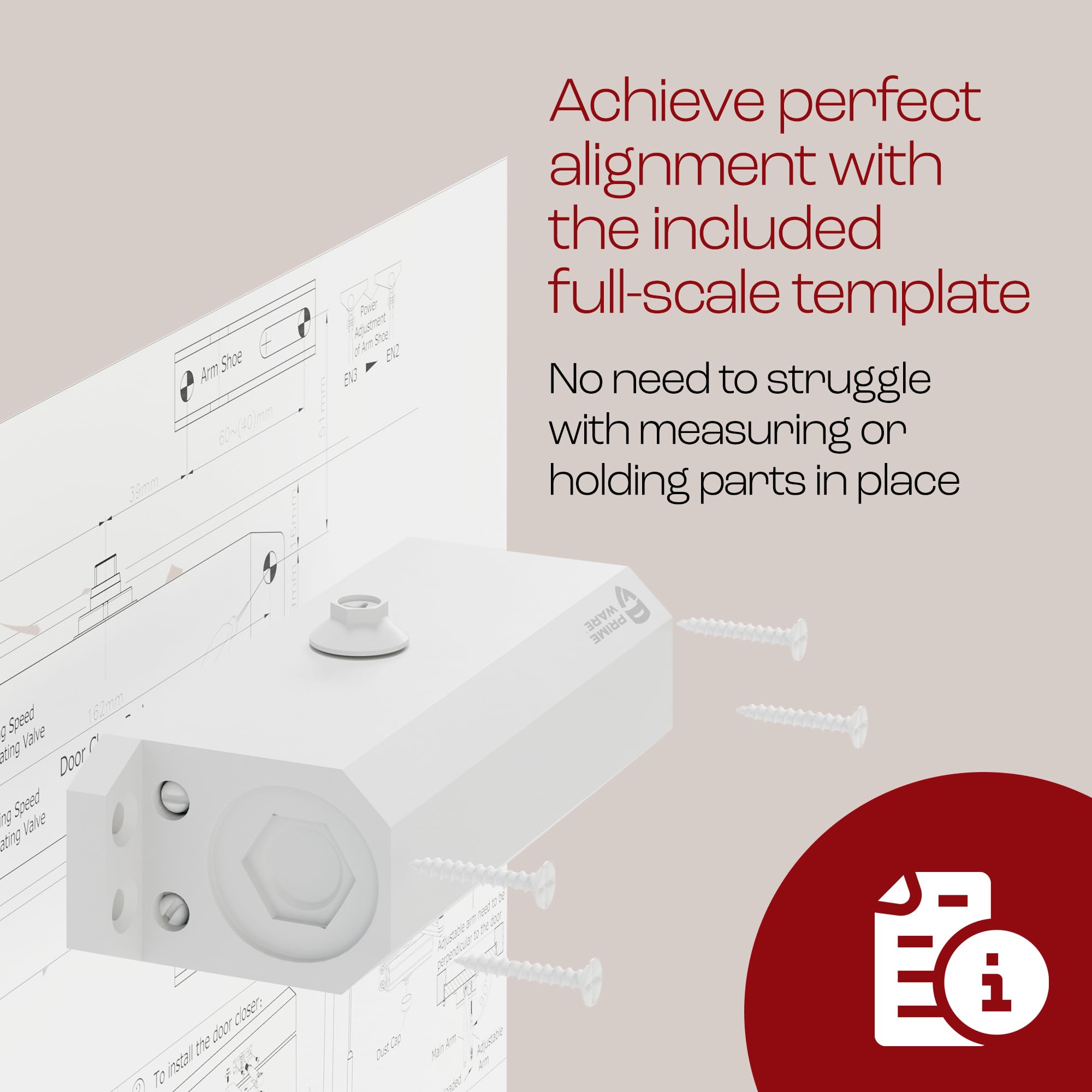 PrimeWare DC-300 quiet-close suitable for office environments.