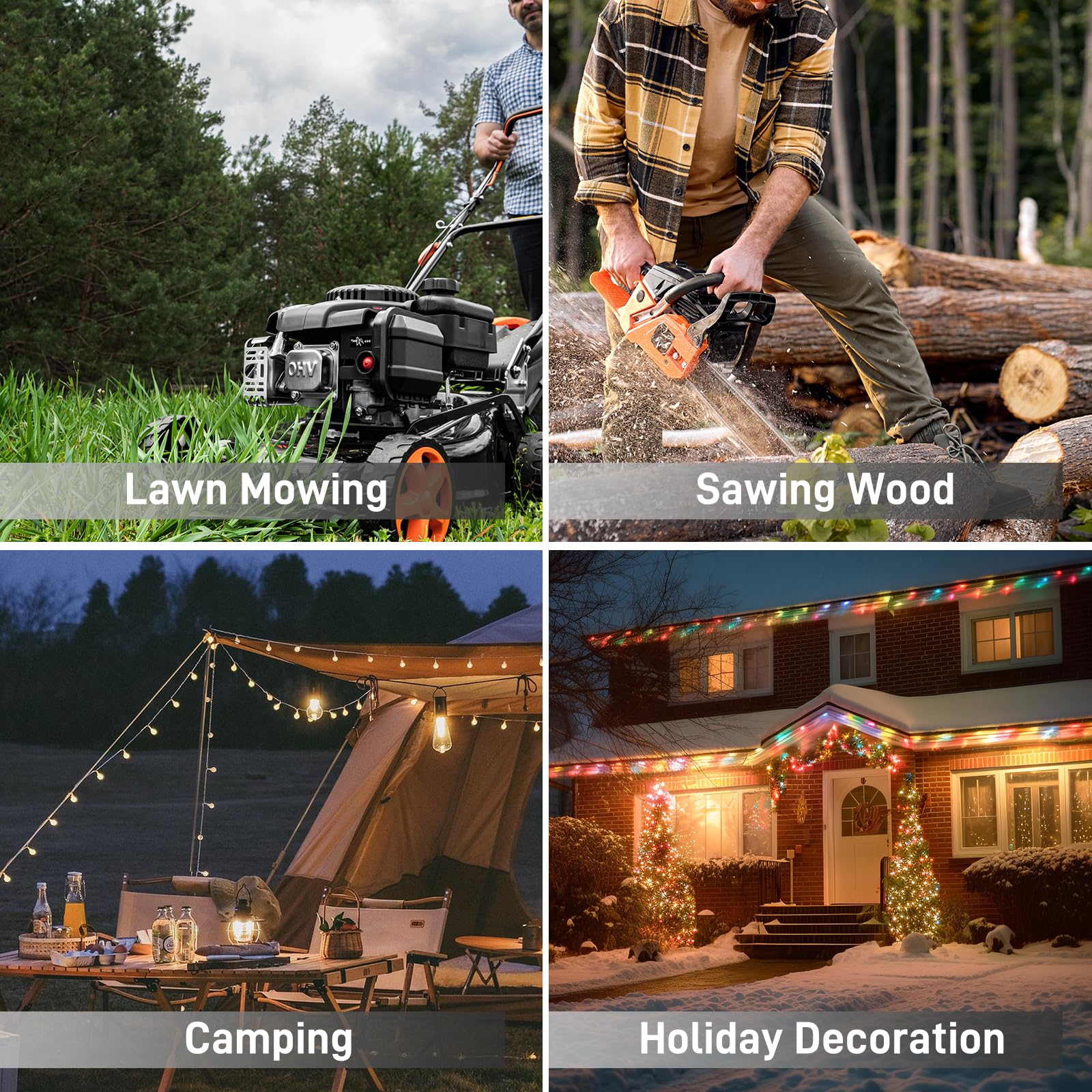 PRIMOWIRE ideal for outdoor holiday lighting and camping gear.