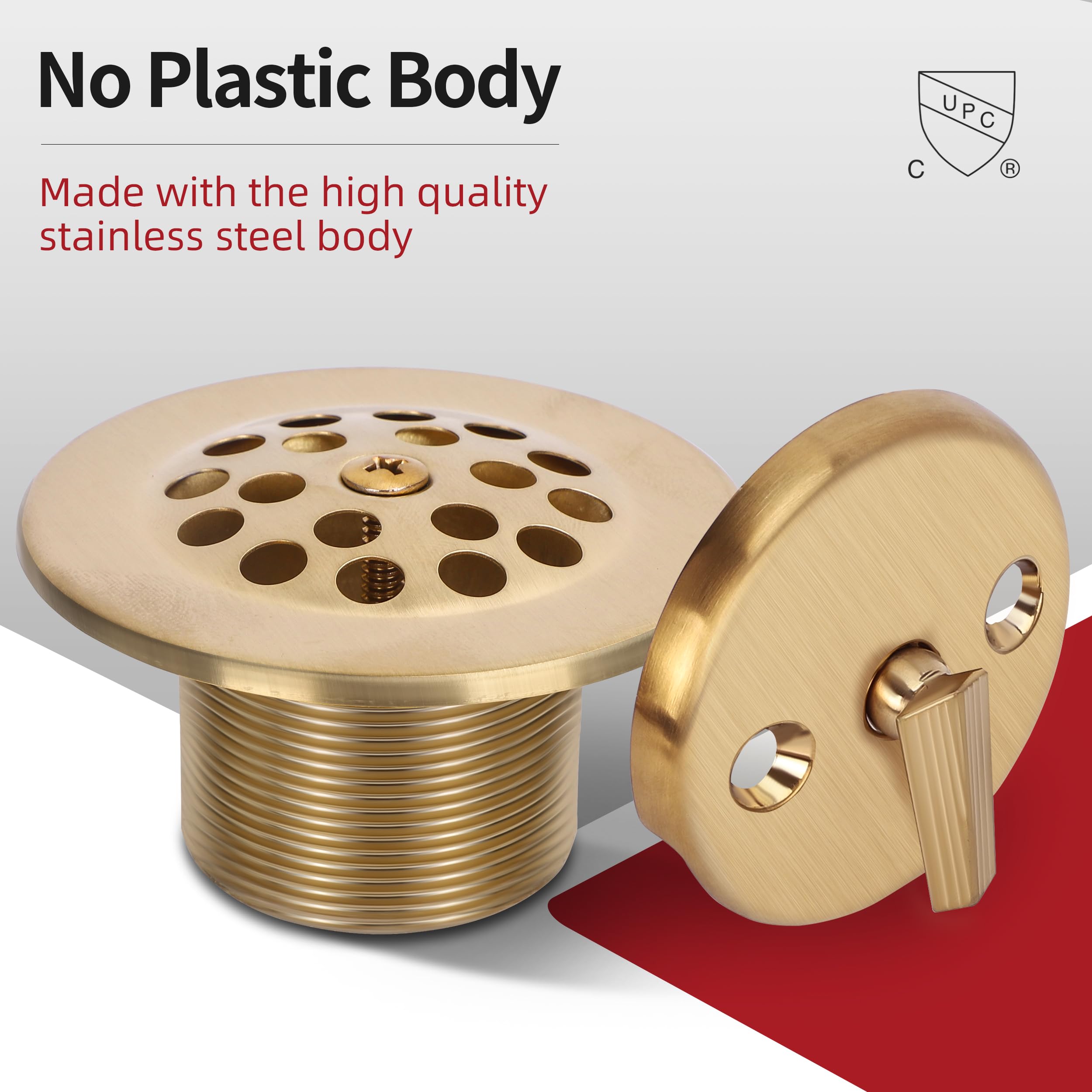 PRIMSOPH easy-press operation makes drain control effortless for all ages.
