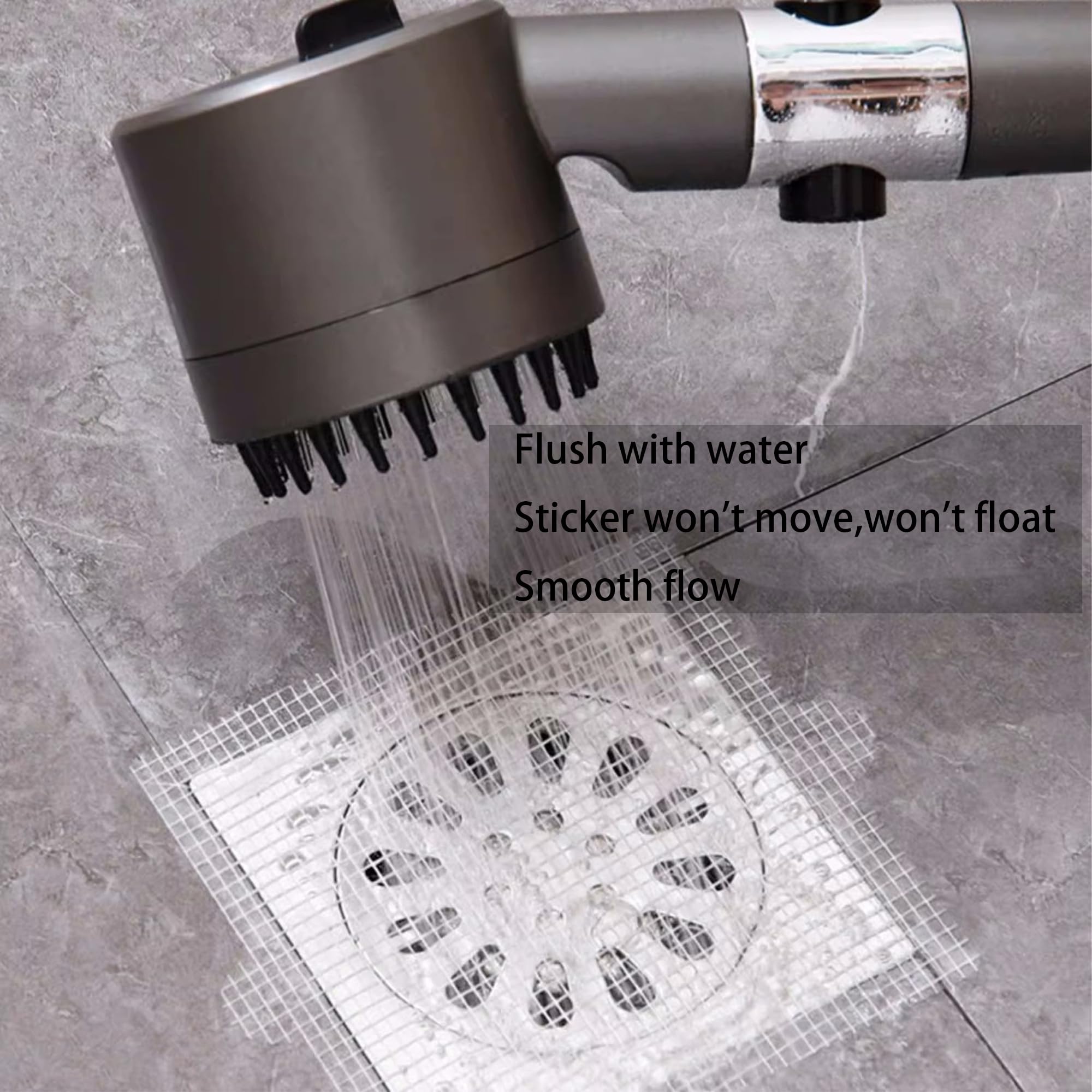 PRIMSOPH floor drain sticker affixed on tile for durable, secure performance