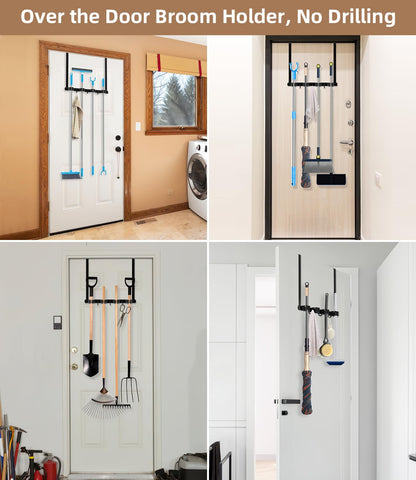 PrimZooty garage storage idea with organized cleaning tools