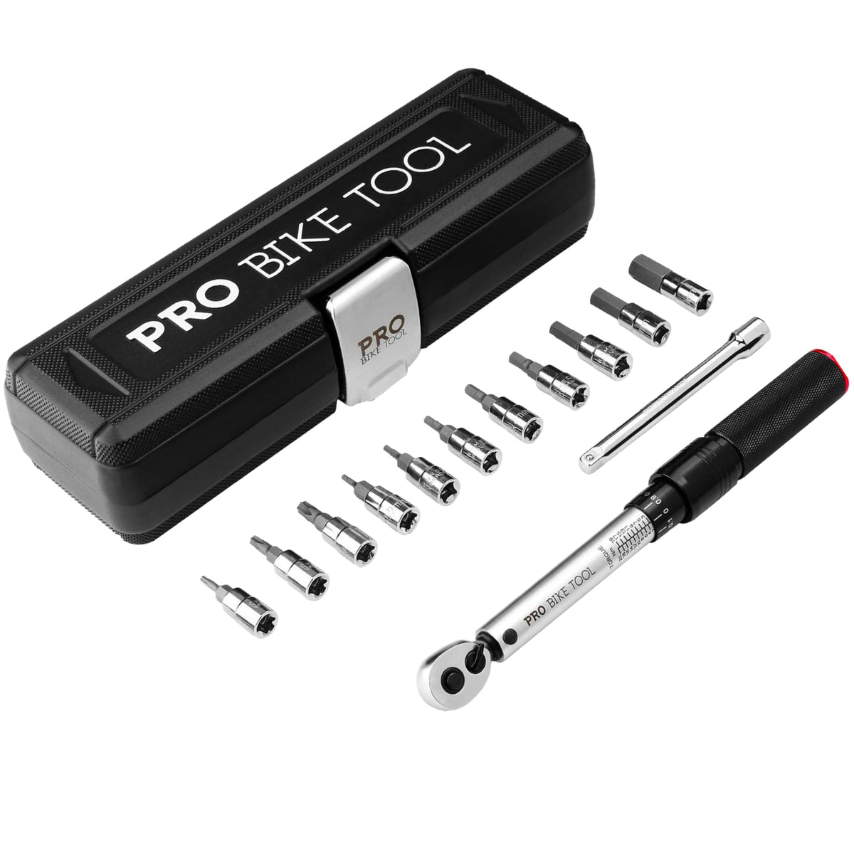 PRO BIKE TOOL adjustable torque wrench set for precise bike tuning