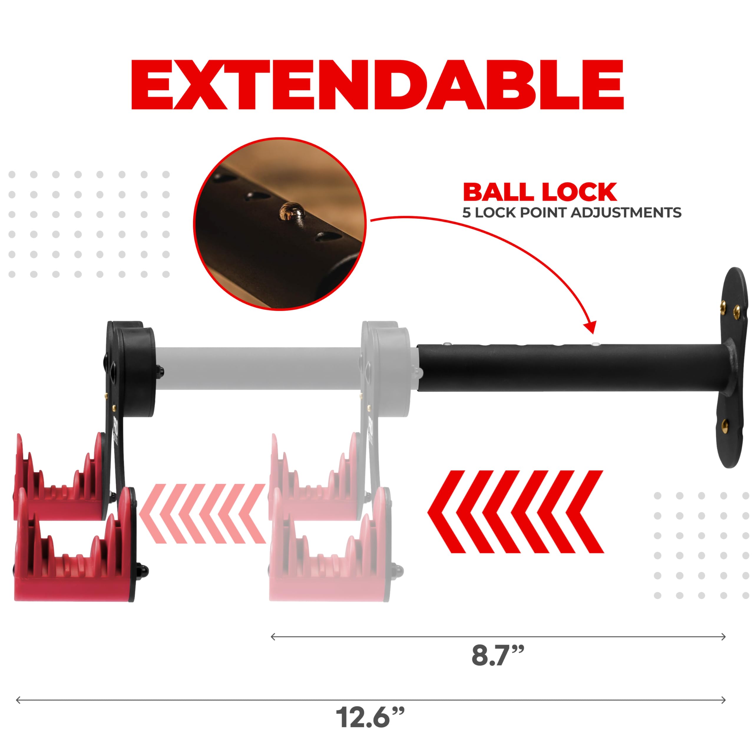 PRO BIKE TOOL garage bike rack provides secure, space-saving storage.