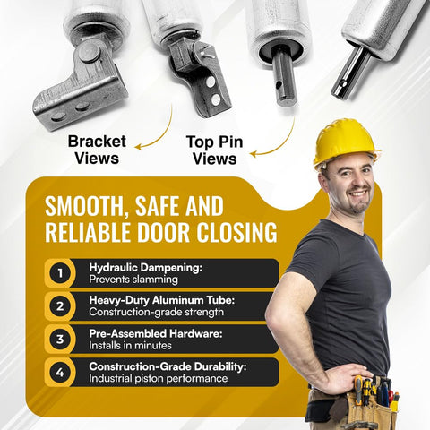 Pro Chutes bracket, clevis, and pin kit for easy installation.