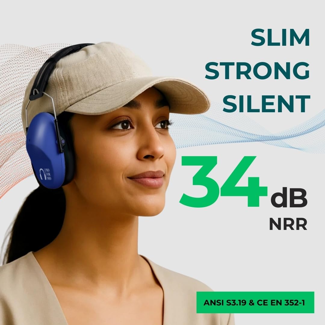 Pro For Sho earmuffs extended headband adjusted for comfort on longer wear