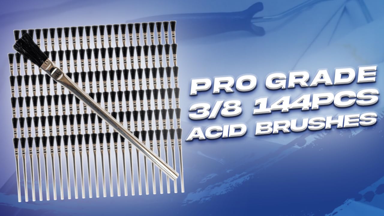 Pro Grade acid brush for professional hobbyist and home projects