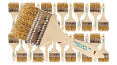Pro Grade chip brush wood-handle 3in for quick staining and painting tasks.