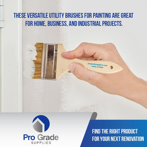 Pro Grade chip brush ready for painting, staining, and varnish applications