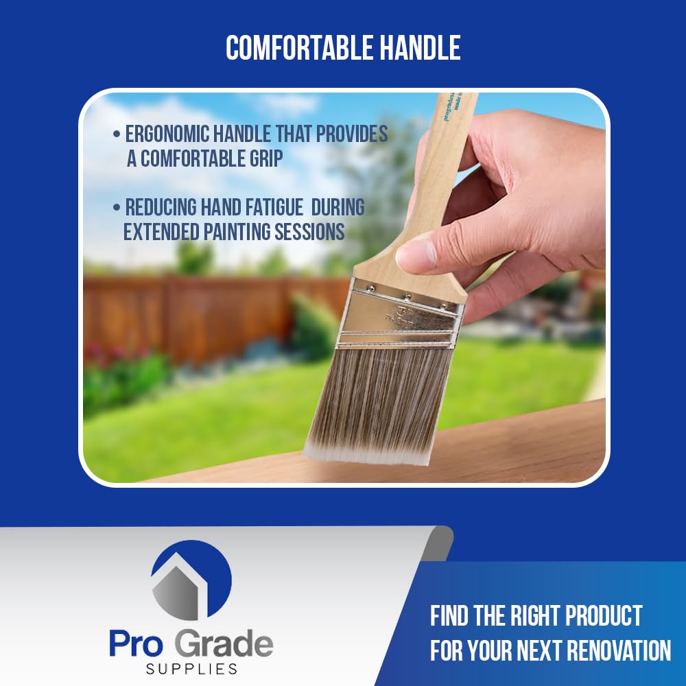Pro Grade 12-pack angle brushes pack shot highlighting value and versatility.