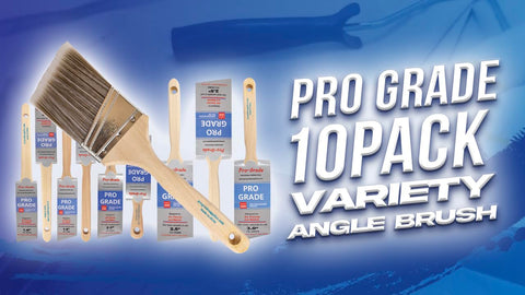 Pro Grade reusable paint brush set for long-term use