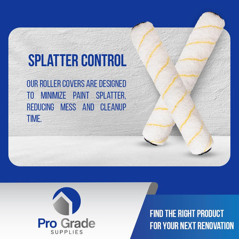Durable, washable roller covers for repeated use.