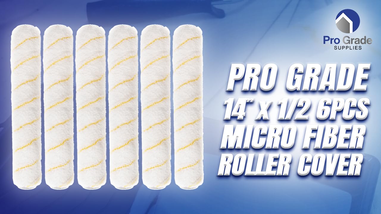 Pro Grade 1/2 inch nap rollers ideal for interiors.