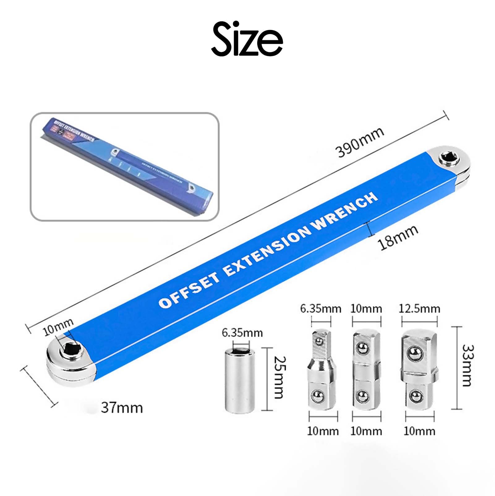 Pro Offset Extension Wrench protective storage case for transport and protection.
