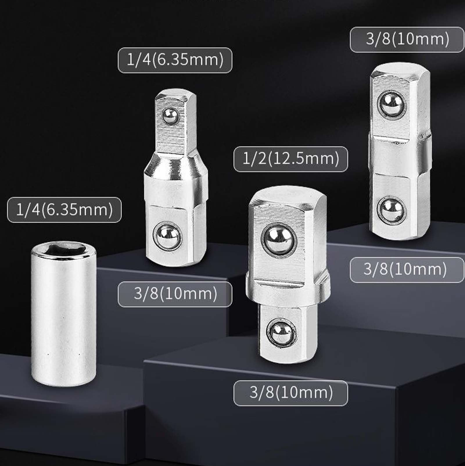 Pro Offset Extension Wrench slim profile shaft improves access in compact engine compartments.